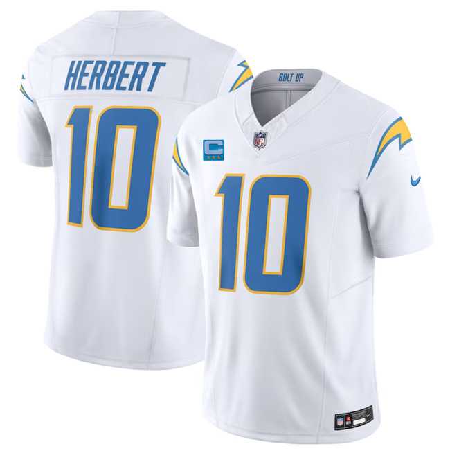 Men & Women & Youth Los Angeles Chargers #10 Justin Herbert White 2023 F.U.S.E. With 3-Star C Patch Vapor Untouchable Limited Football Stitched Jersey,We sell and wholesale Men & Women & Youth Los Angeles Chargers #10 Justin Herbert White 2023 F.U.S.E. With 3-Star C Patch Vapor Untouchable Limited Football Stitched Jersey on line form chian!
